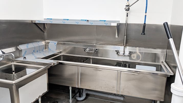 commerical kitchen supply and install